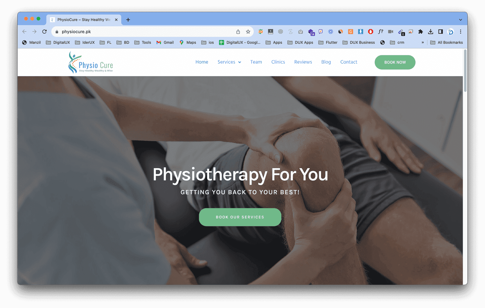 Physio Cure Website » DevsRank