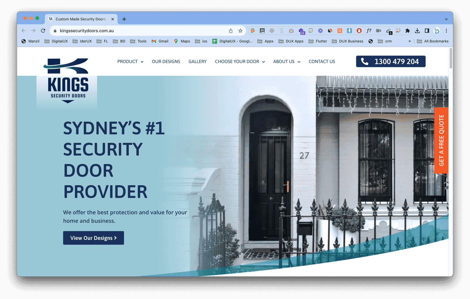 Kings Security Doors Website » DevsRank