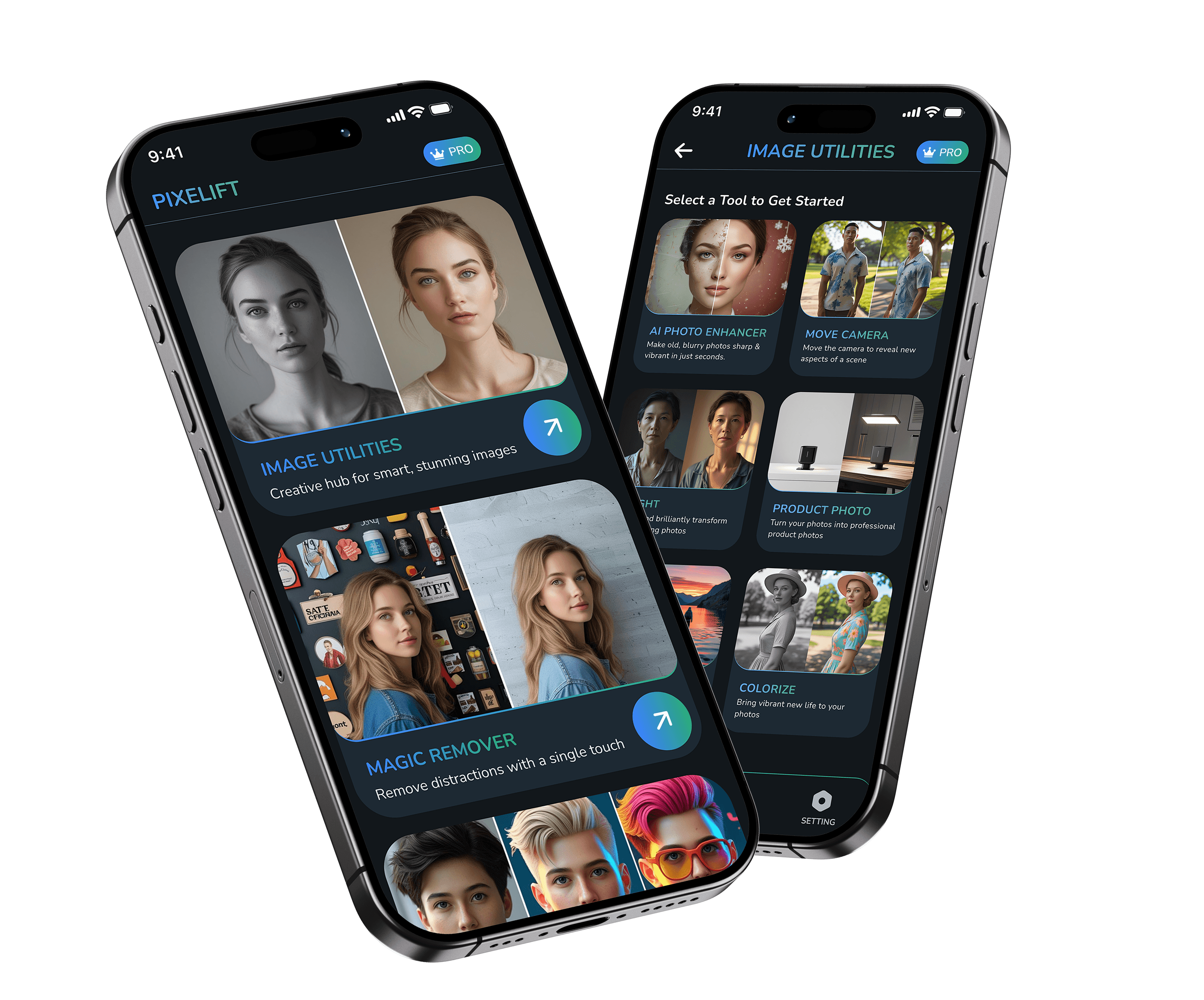PixeLift – AI Image Enhancer hero image