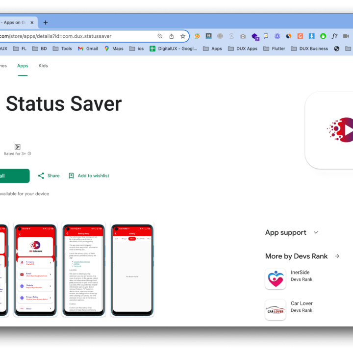 Dux Status Saver Mobile App