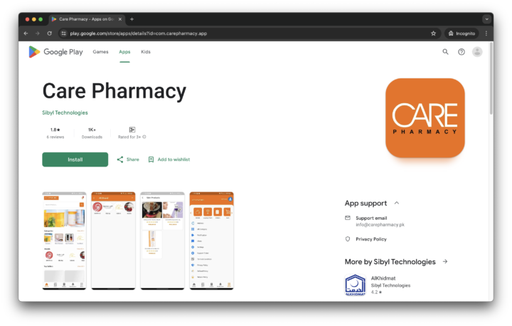 Care Pharmacy Mobile App » DevsRank