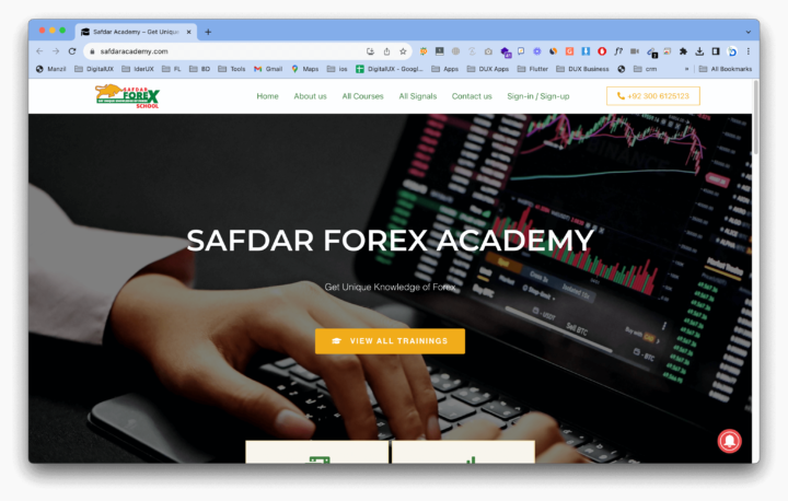 safder academy website